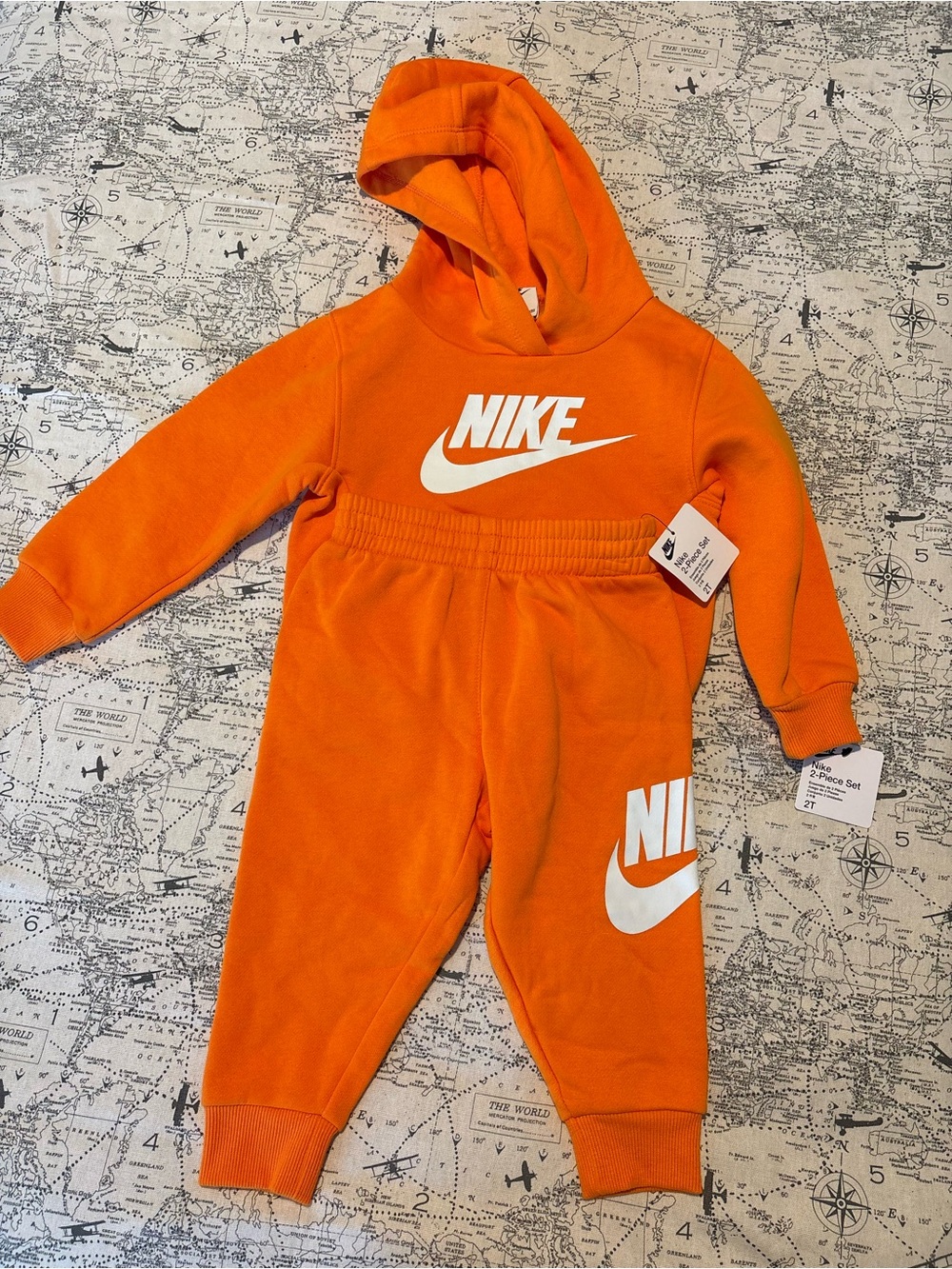 Kids Orange Nike Sweatpants